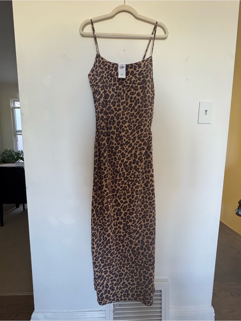 Abercrombie Leopard Print Slip Dress in Brown